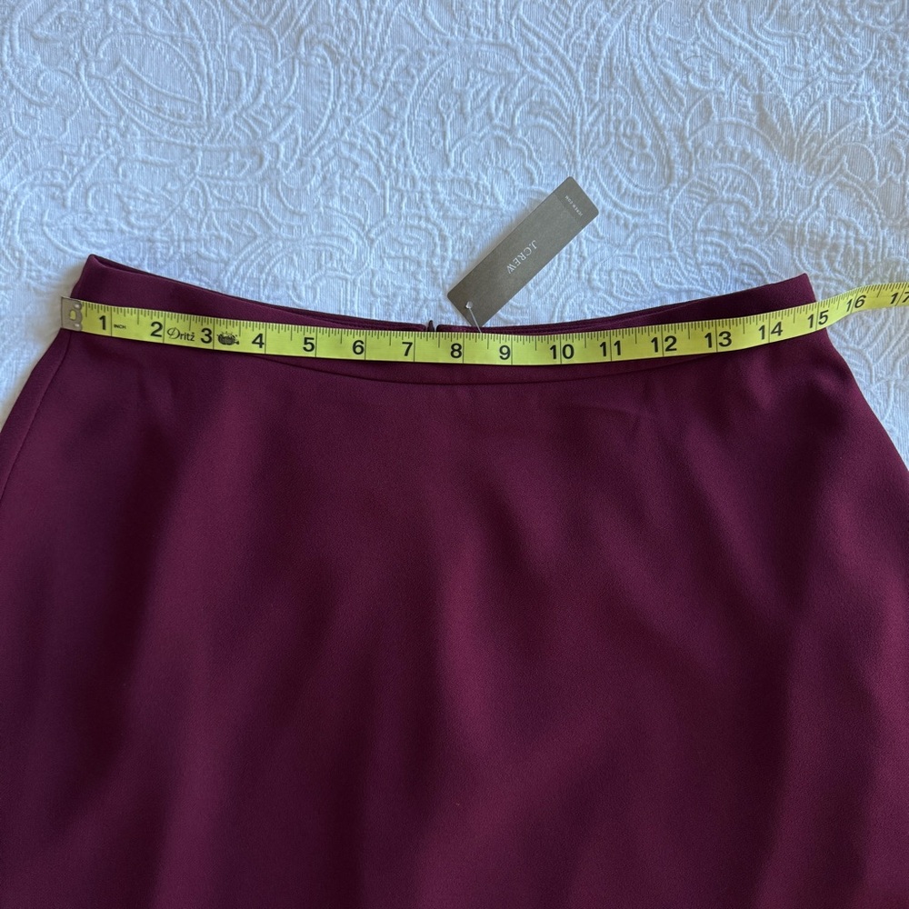 J. Crew Midi A-line skirt in 365 crepe - Picture 5 of 6